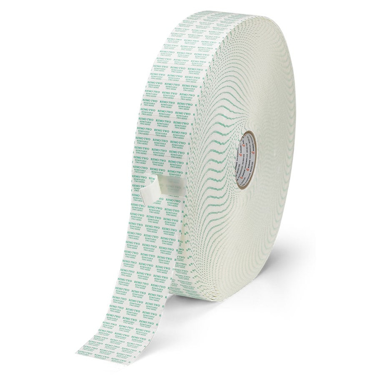 2-Rolls REMO-TWO 1” Wide 108 FT Long 1/8” Thick Double Sided Removable Foam  Tape
