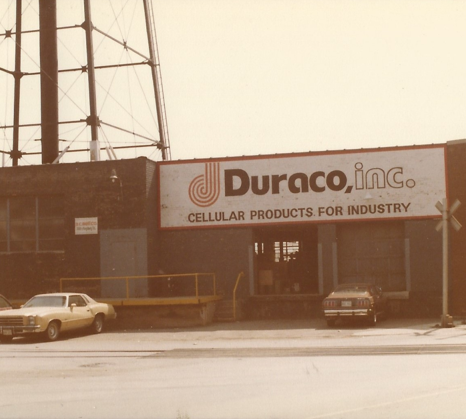 vintage photo of the Duraco building