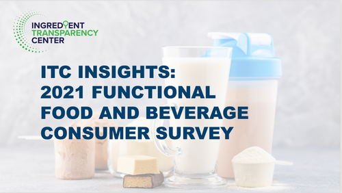 2021 Functional Food & Beverage Consumer Survey Report