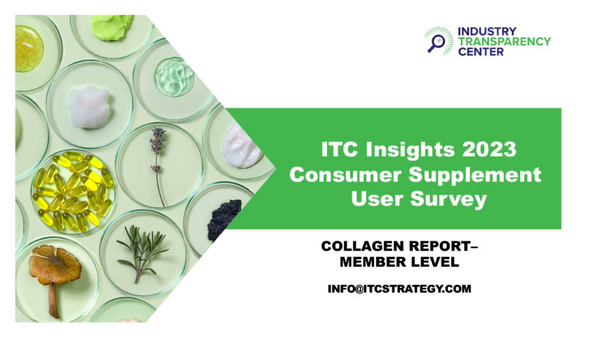 ITC 2023 Consumer Supplement User Report - Collagen