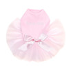 Love Me rhinestone pink dog tutu for large and small dogs.