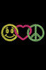 Smiley Face, Love, Peace Tutu