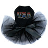 USA - Tricolor Rhinestones dog tutu for large and small dogs.