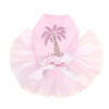 Coconut Tree - Pink Tutu for big and small dogs