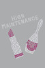 High Maintenance with Austrian crystal Nail Polish & Lipstick - Bandanna