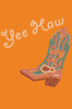 Boot (Pink & Turquoise with Yee Haw) - bandana