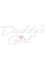 Daddy's Girl with Red Heart - Bandanna