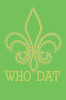 Fleur de Lis with Who Dat  - Bandanna