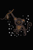 Monkey (Swinging from Vine) - Bandanna