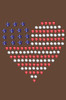 Patriotic Heart # 1 Bandanna