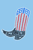 Boot (Red, White, & Blue) - bandana