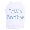 Little Brother dog tank for large and small dogs.
5" X 3" design with blue nailheads.