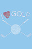 I Love Golf (Small) - Bandana