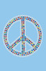 Peace Sign (Multicolor) - Bandanna