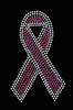 Ribbon (Pink with Clear Rhinestones) - Bandanna