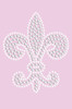 Fleur de Lis (Rhinestone & rhinestuds) - Bandanna