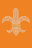 Fleur de Lis (Rhinestones & Nailheads) - Bandanna