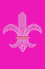 Fleur de Lis (Rhinestones & Nailheads) - Bandanna