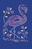 Pink Flamingo with Nailhead Flowers - Bandanna