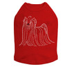 Yorkie Outline Dog Tank