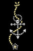 Anchor with Rope (Nailhead)  - Bandanna