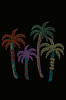 Palm Trees (Multicolor) - Bandanna