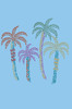Palm Trees (Multicolor) - Bandanna
