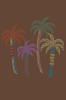 Palm Trees (Multicolor) - Bandanna