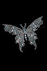 Blue Austrian crystal Butterfly - Bandannas