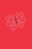 Pink Rhinestud Butterfly - Bandannas