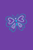 Blue Rhinestud Butterfly - Bandannas