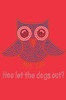 Blue Owl with "Who Let the Dogs Out?" - Bandannas