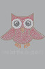 Pink Owl with "Hoo Let the Dogs Out?" - Bandannas