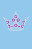 Crown # 6 (Clear, Pink, & AB) - Bndana