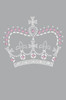 Crown #15 (Clear, Silver, & Pink) - Bndana