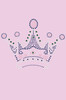 Crown #16 (Clear, Blue, Green, & Pink) - Bndana