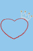 Heart with Crown Bndana