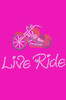 Live - Ride - (Orange) Motorcycle - Bandanas