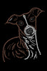 Italian Greyhound Face - bandana