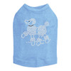 Poodle - Rhinestones Dog Tank