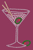 Martini (Silver Rhinestone)  - Bandanna