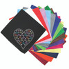 Heart with Multicolor Rhinestud Hearts Bandanna