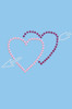 Pink & Purple Hearts with Arrow Bandanna