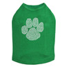 Paw - Rhinestone dog tank for large and small dogs.