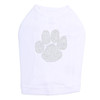 Paw - Rhinestone dog tank for large and small dogs.
