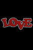 Love - Red Glitter Adult T-shirt or Tank.