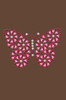 Pink Nailhead Butterfly - Women's T-shirt