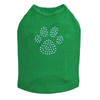 Paw - Blue Rhinestuds dog tank for large and small dogs.