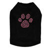 Paw - Pink Rhinestuds dog tank for large and small dogs.