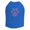 Paw - Pink Rhinestuds dog tank for large and small dogs.
